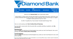 Desktop Screenshot of diamondbanking.applicantharbor.com