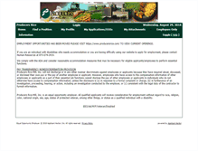 Tablet Screenshot of producersrice.applicantharbor.com