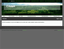 Tablet Screenshot of potlatch.applicantharbor.com